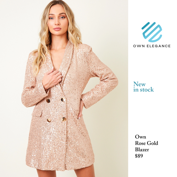 Own Rose Gold Blazer