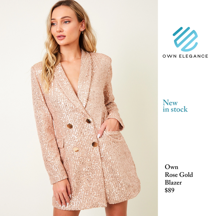 Own Rose Gold Blazer