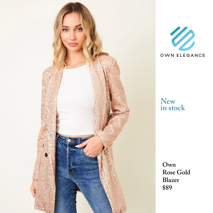 Own Rose Gold Blazer