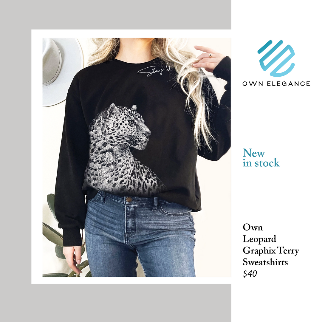 Leopard Graphics Sweatshirts