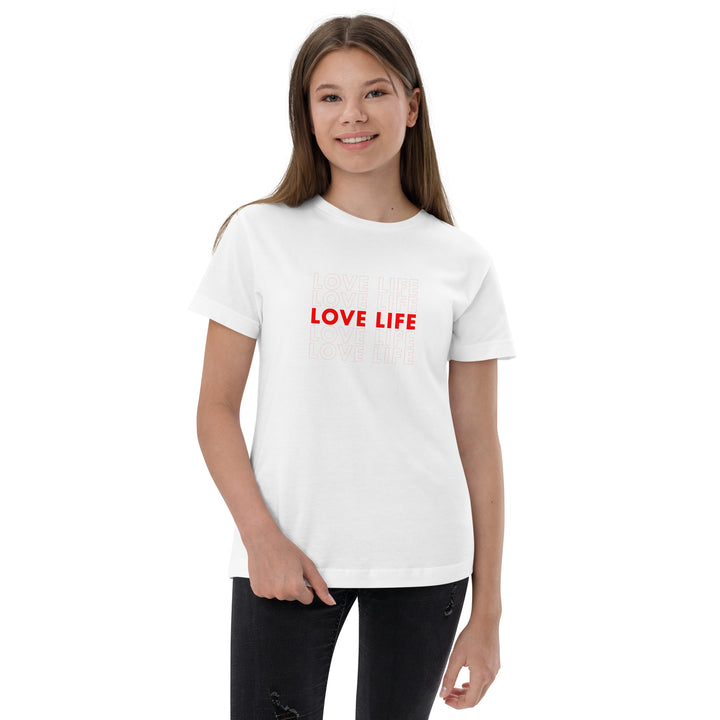 Girls Love Life jersey t-shirt