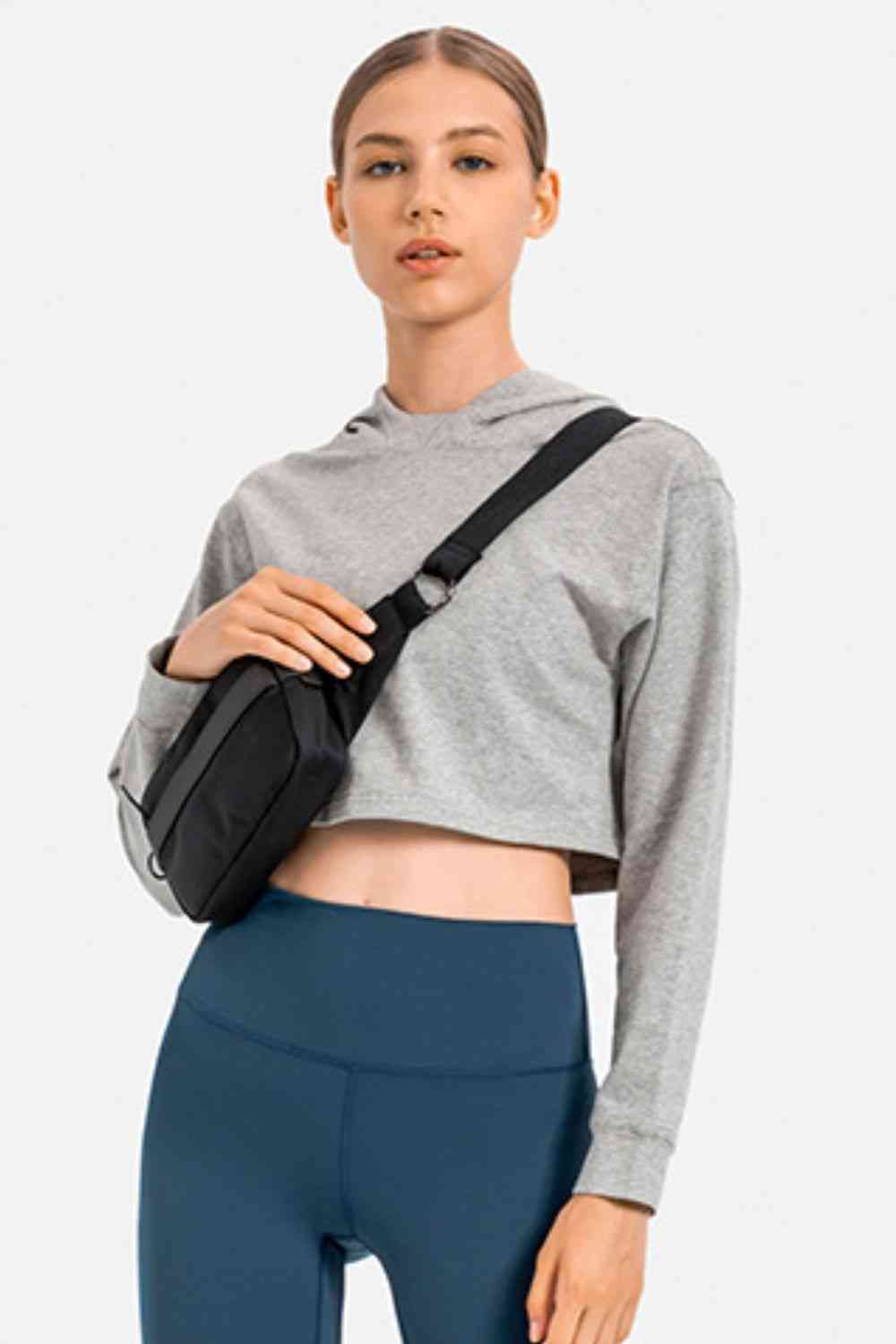 Cropped Sports Hoodie