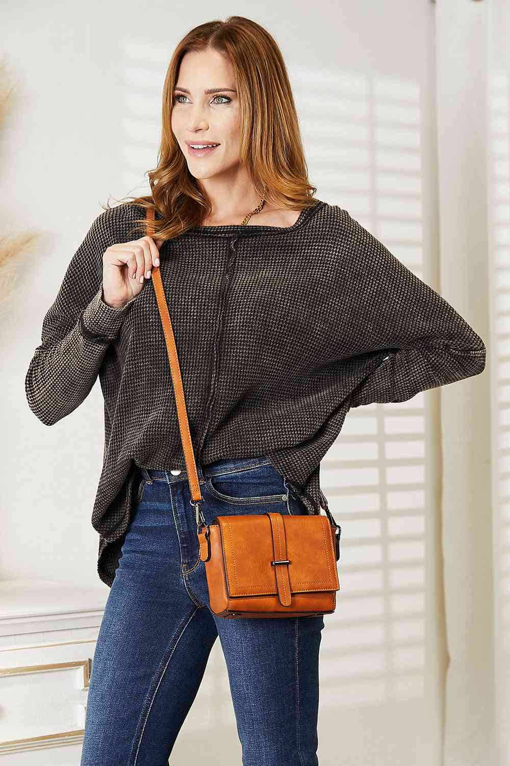 PU Leather Crossbody Bag