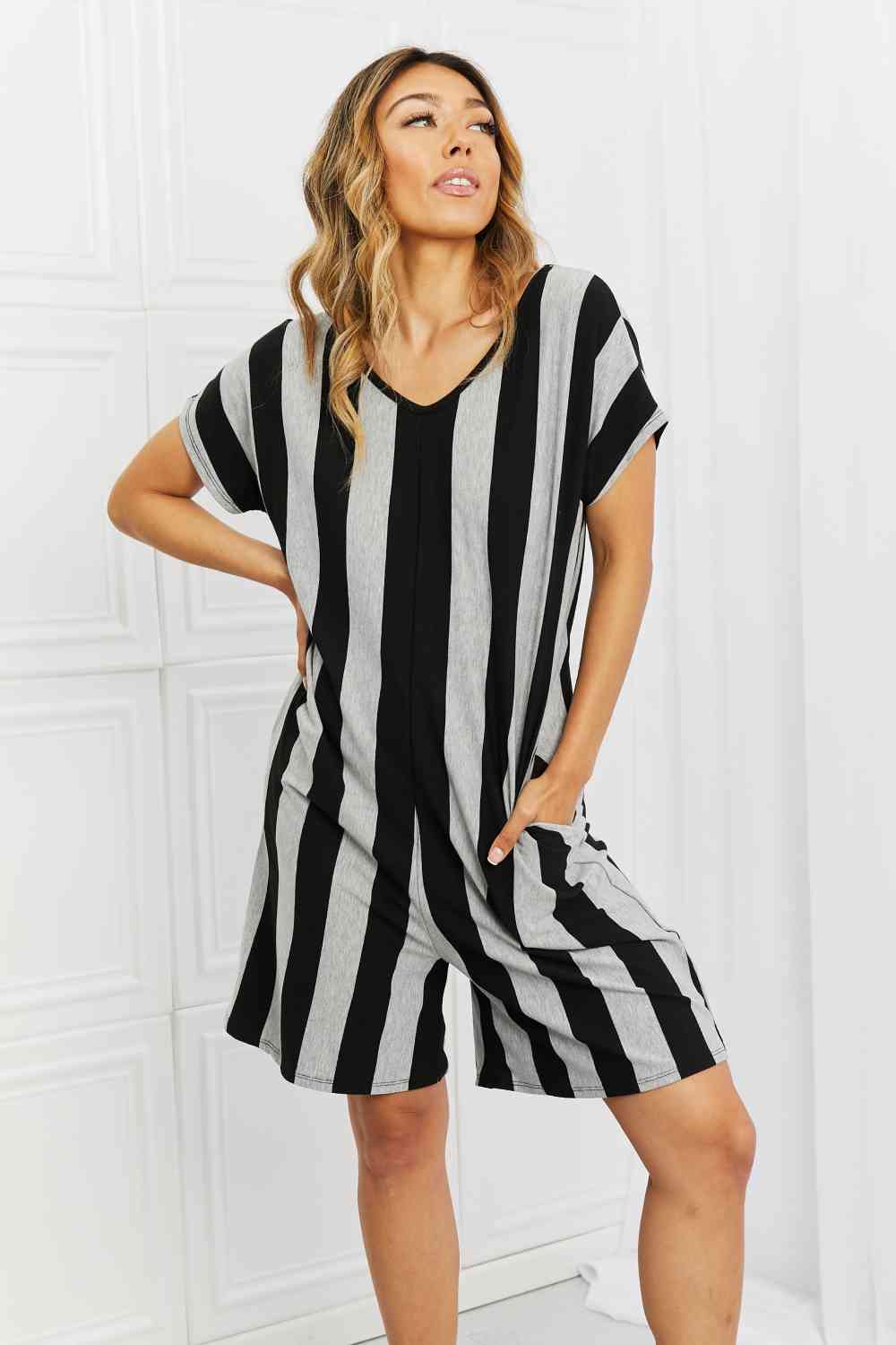 Striped Romper