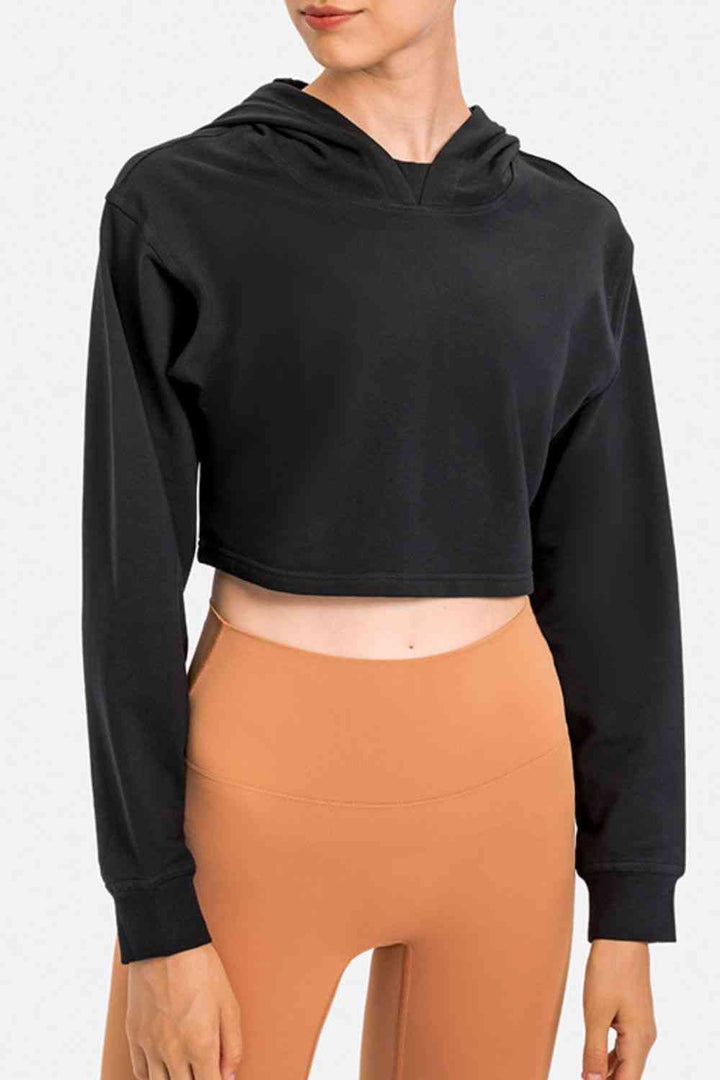 Cropped Sports Hoodie