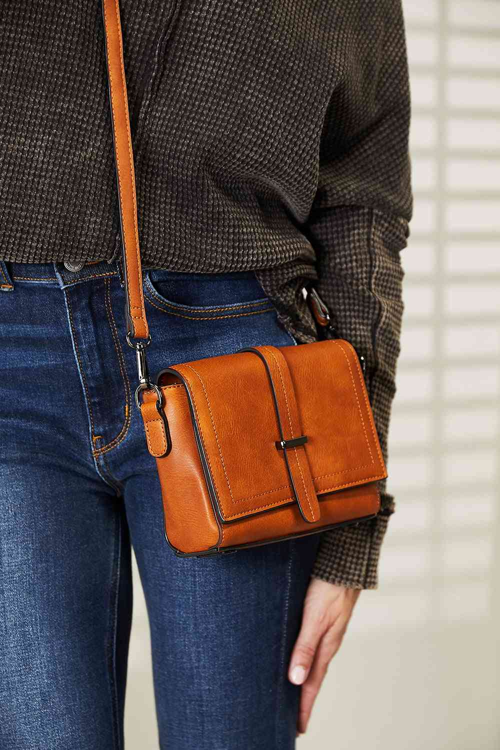 PU Leather Crossbody Bag