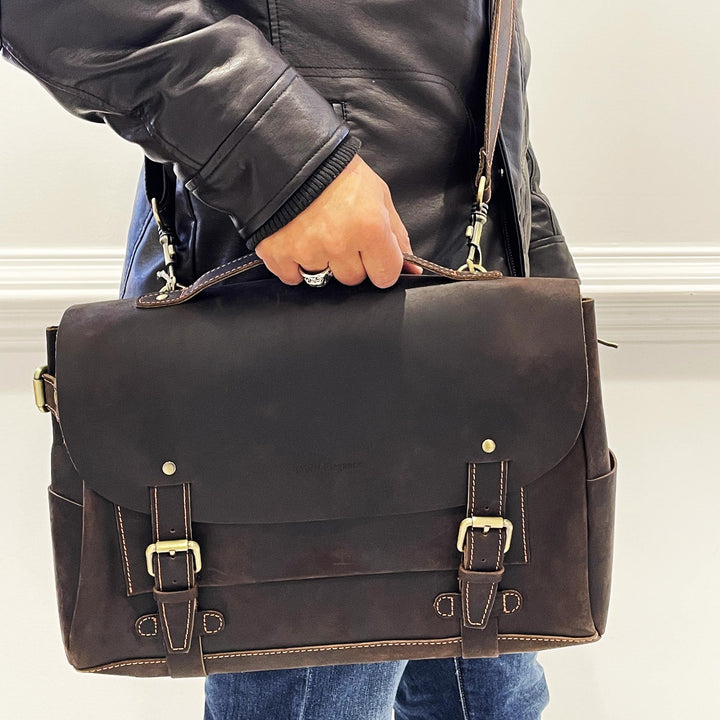 Genuine Italian Leather Briefcase