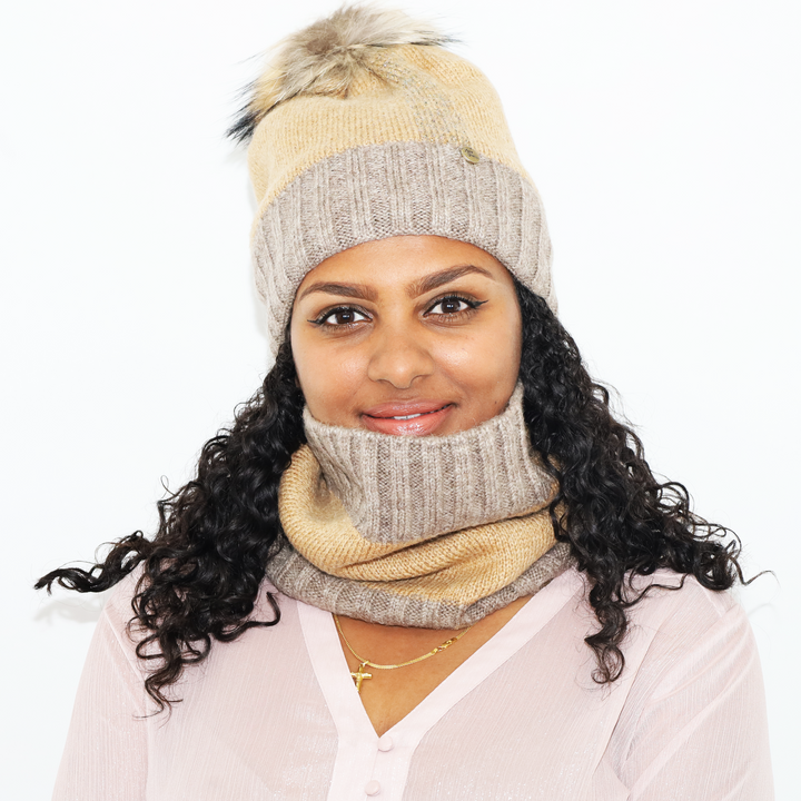 Elegant Hat and scarf set