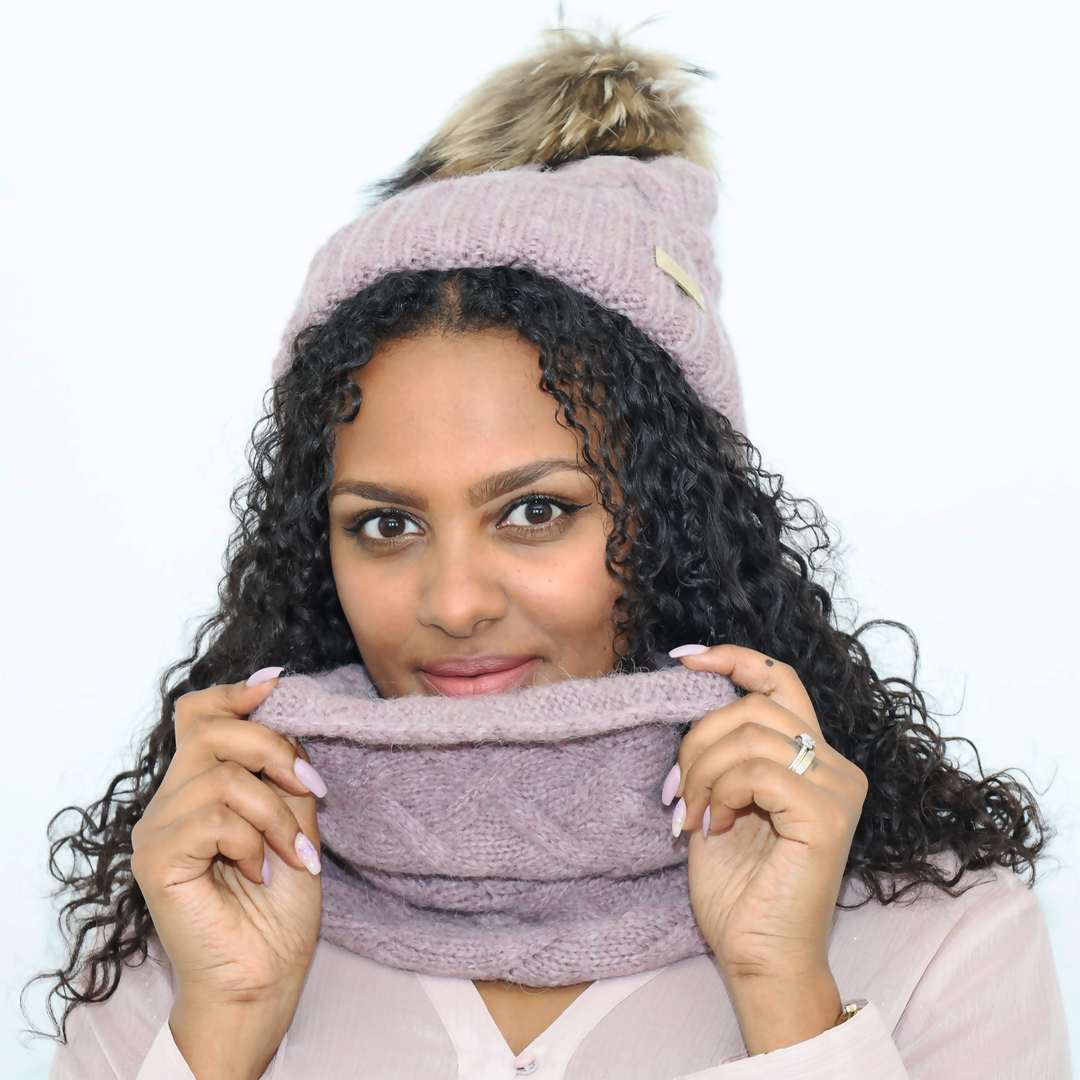 Hat& scarf set for women