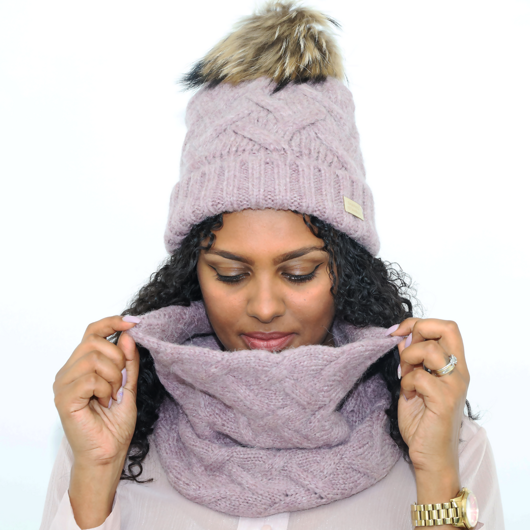 Hat& scarf set for women