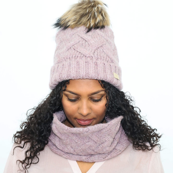 Hat& scarf set for women