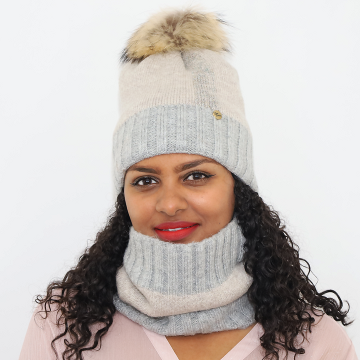 Warm Hat scarf and set for women