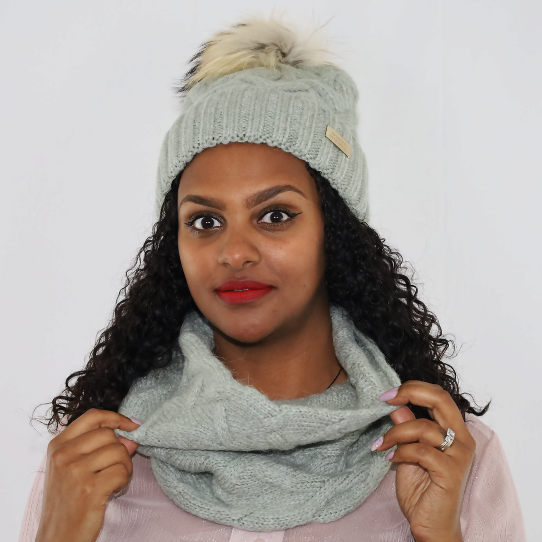 Soft Hat and Scarf Set