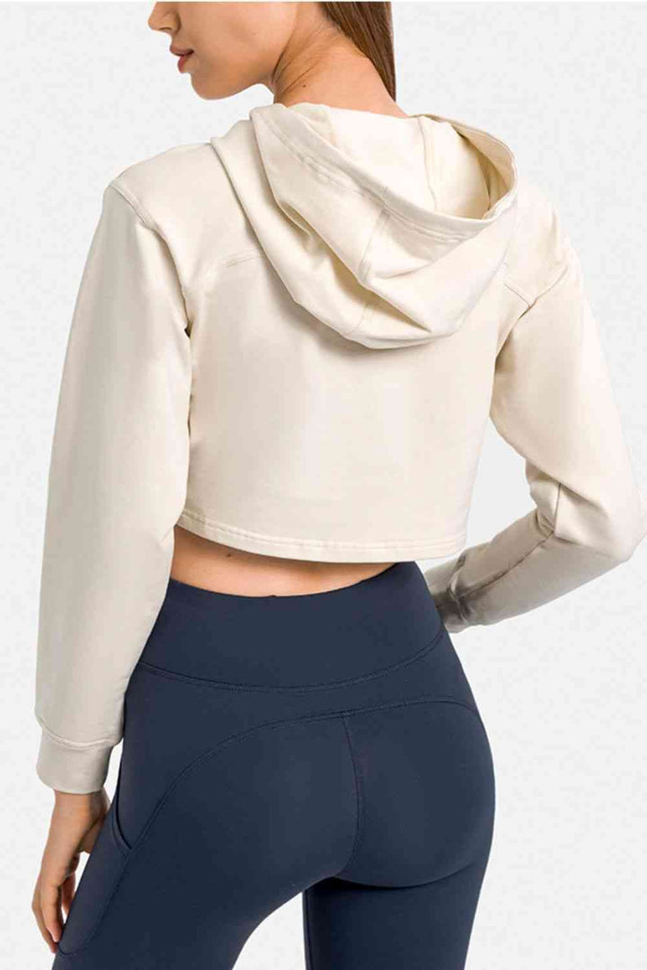 Cropped Sports Hoodie