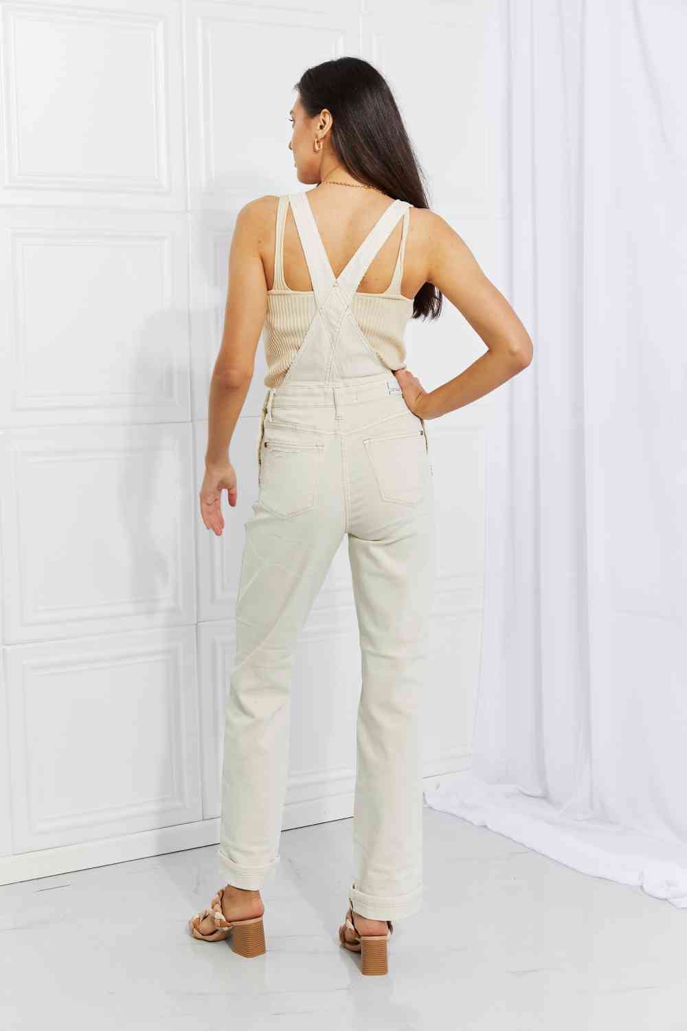 High Waist Overalls