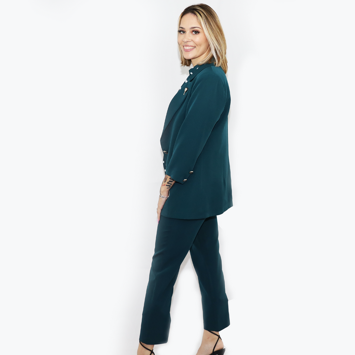 OE Elegant Green suit with Shirt