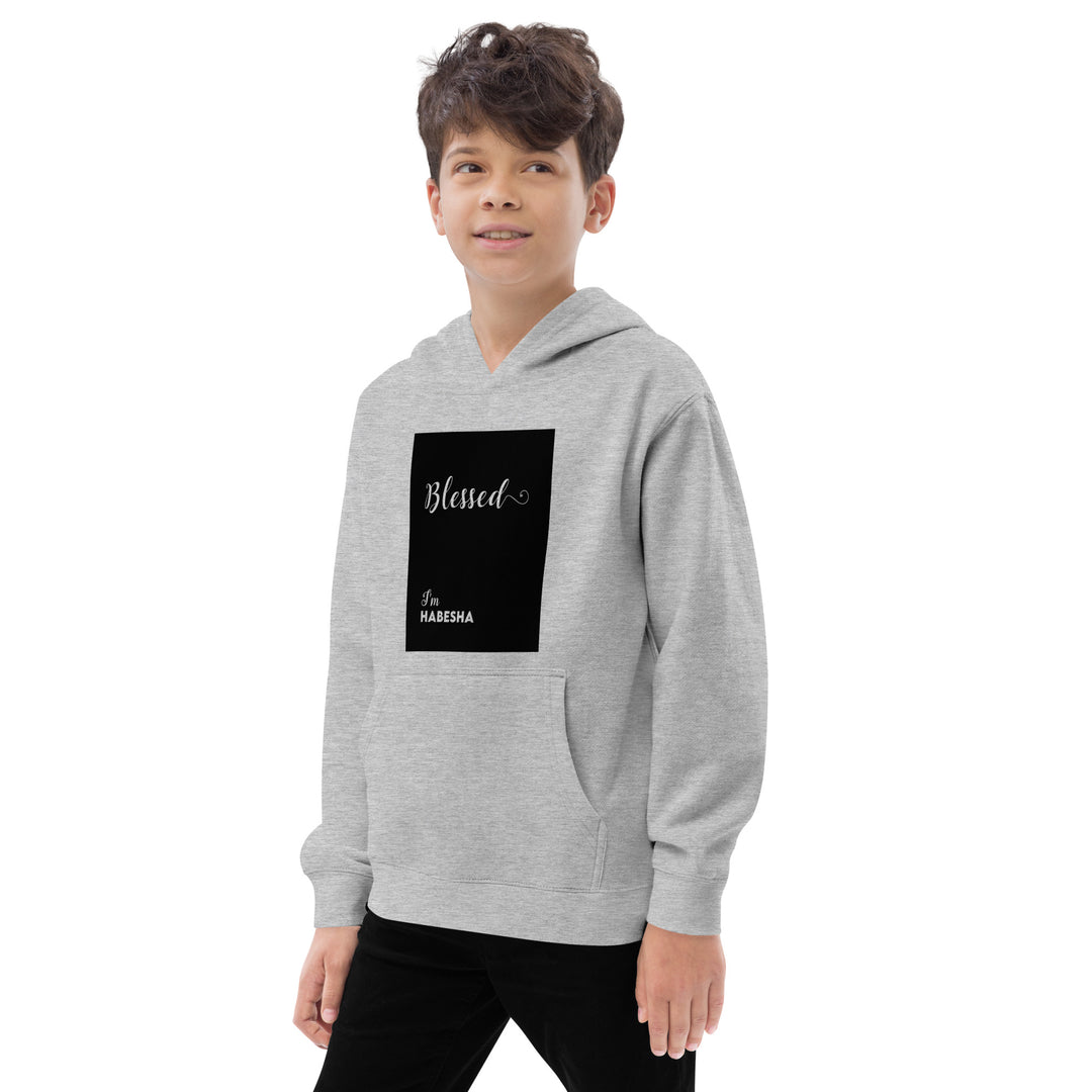 Kids blessed fleece hoodie