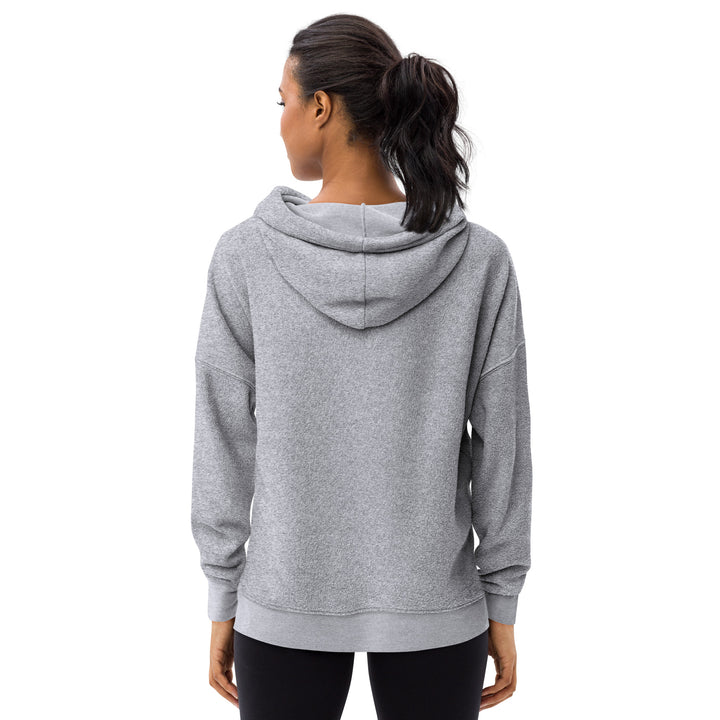 Sueded fleece hoodie