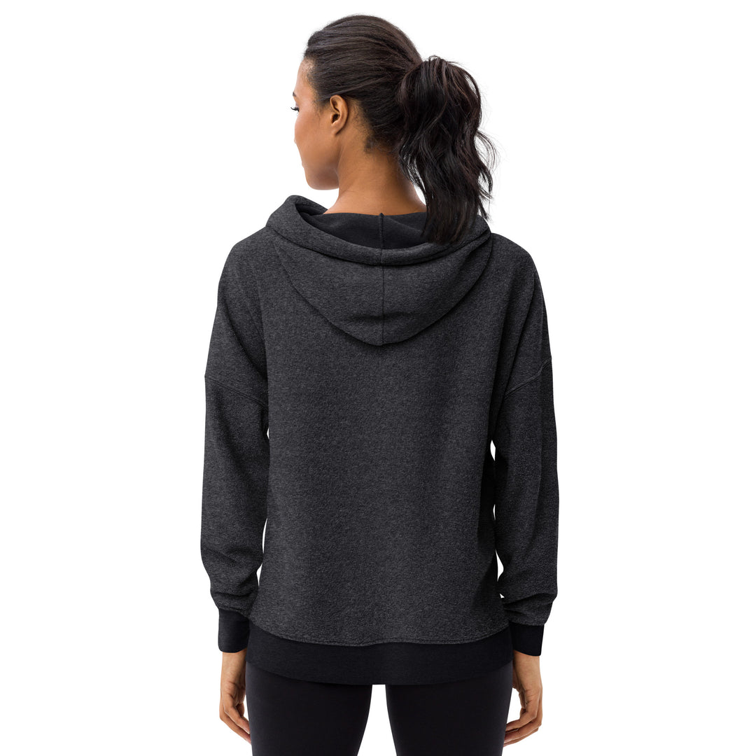 Sueded fleece hoodie